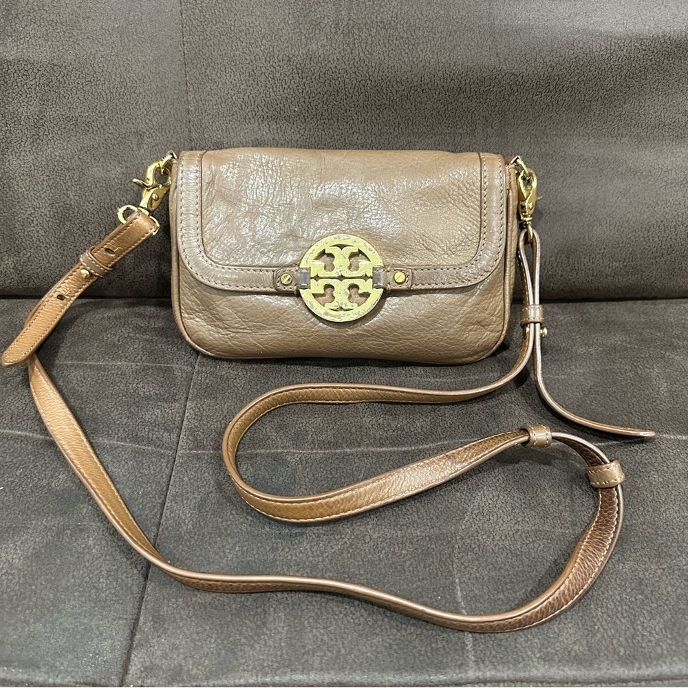 💯 Authentic Tory Burch Amanda Crossbody Shoulder Bag Purse Rare Vintage Y2K - Picture 3 of 13